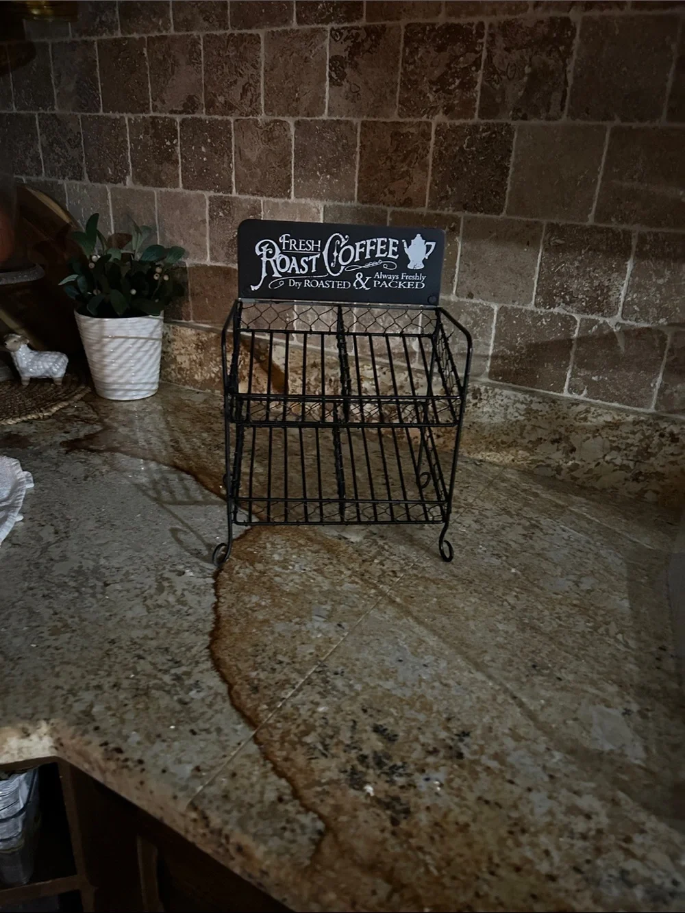 Coffee Pod Holder Rack - Black